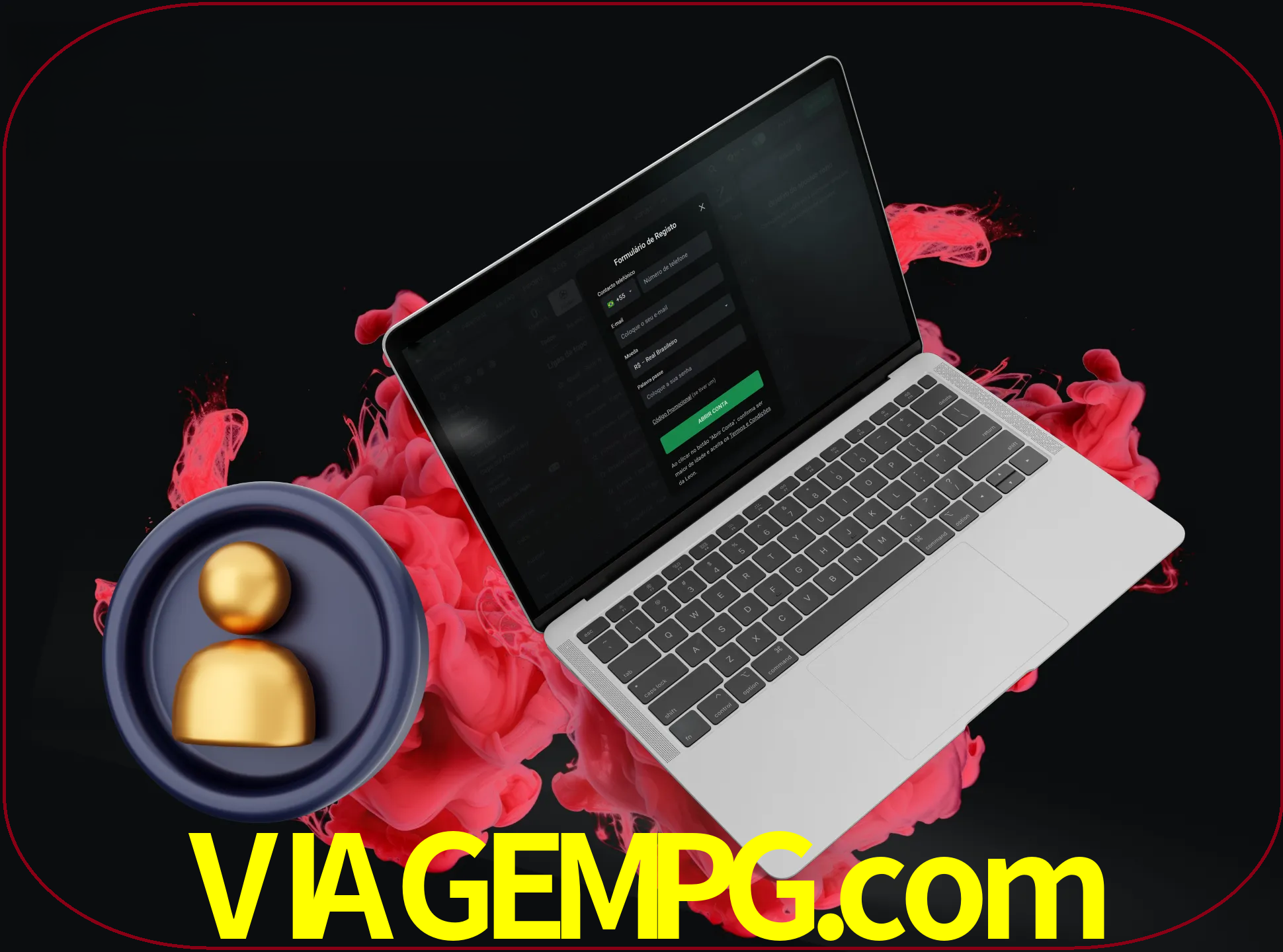 No cabeçalho do site viagempg, clique no botão que o levará a um formulário especial onde terá de introduzir as suas informações actuais.