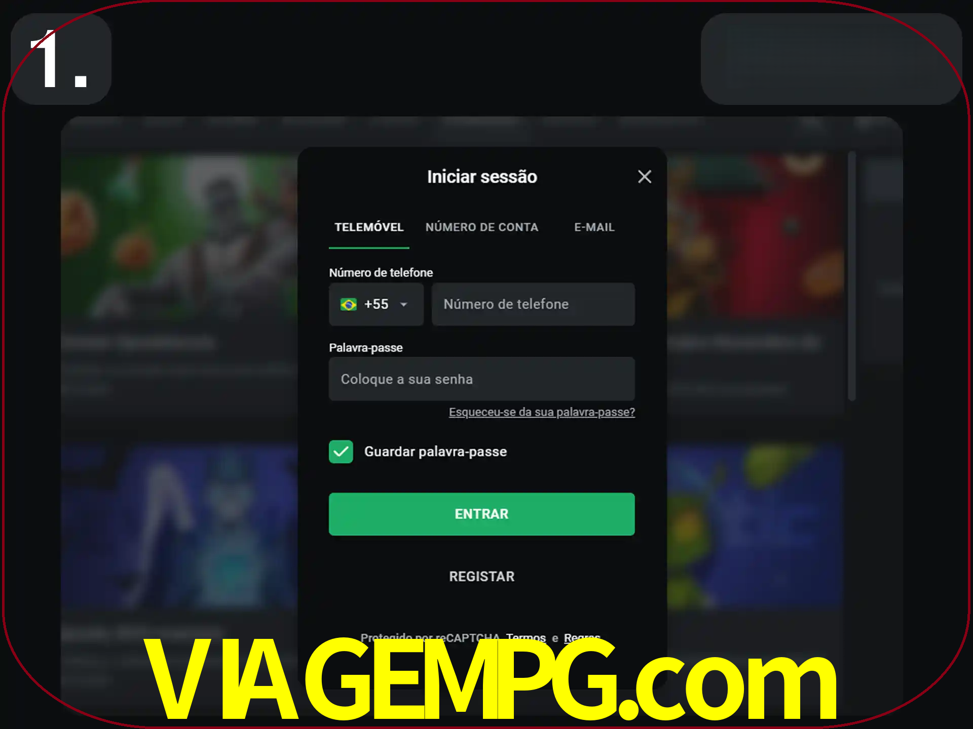 Acesse o site.