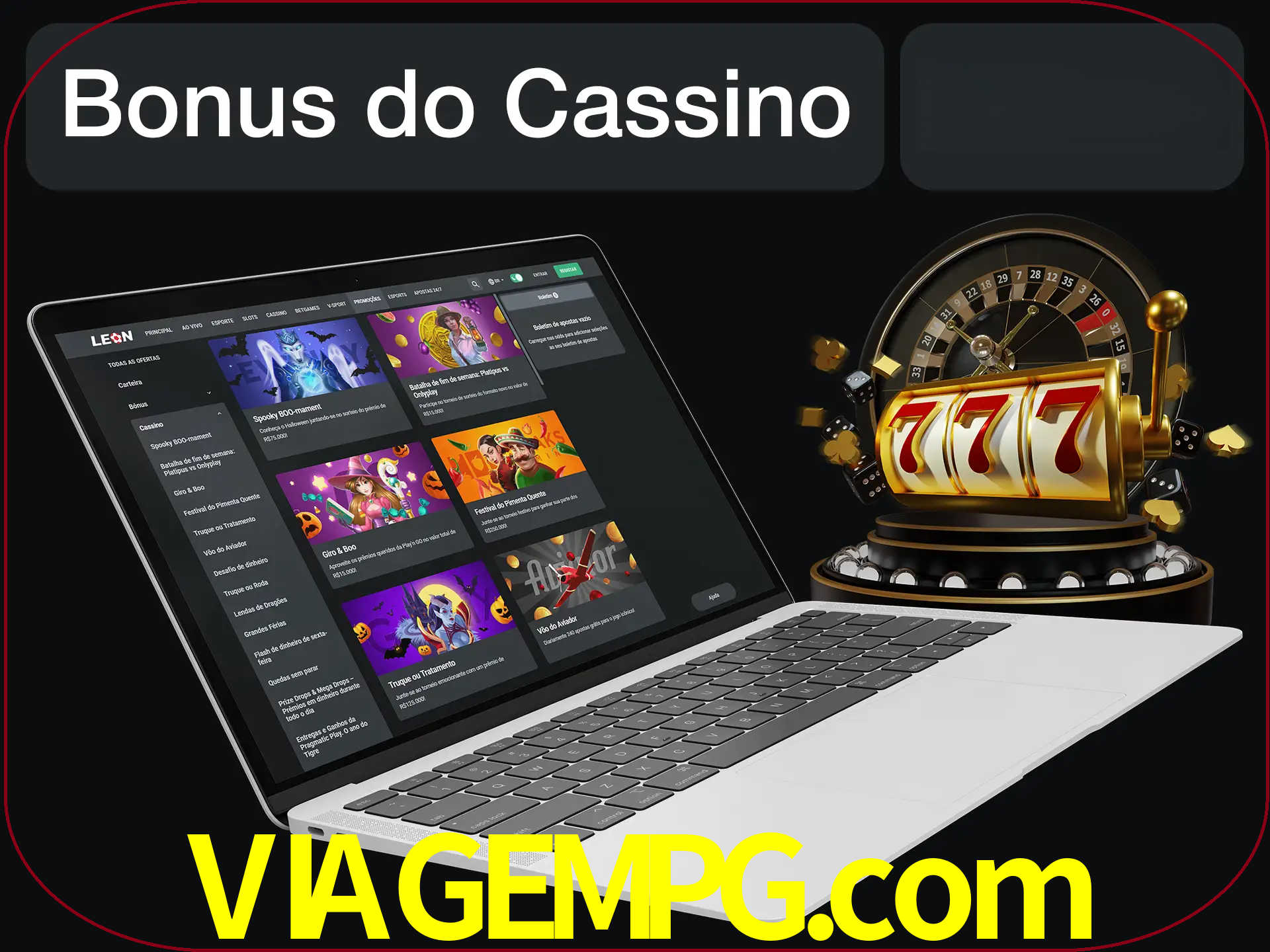 Use o bônus do cassino para começar melhor.